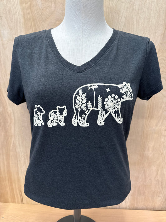 Mama Bear V-neck T-shirt