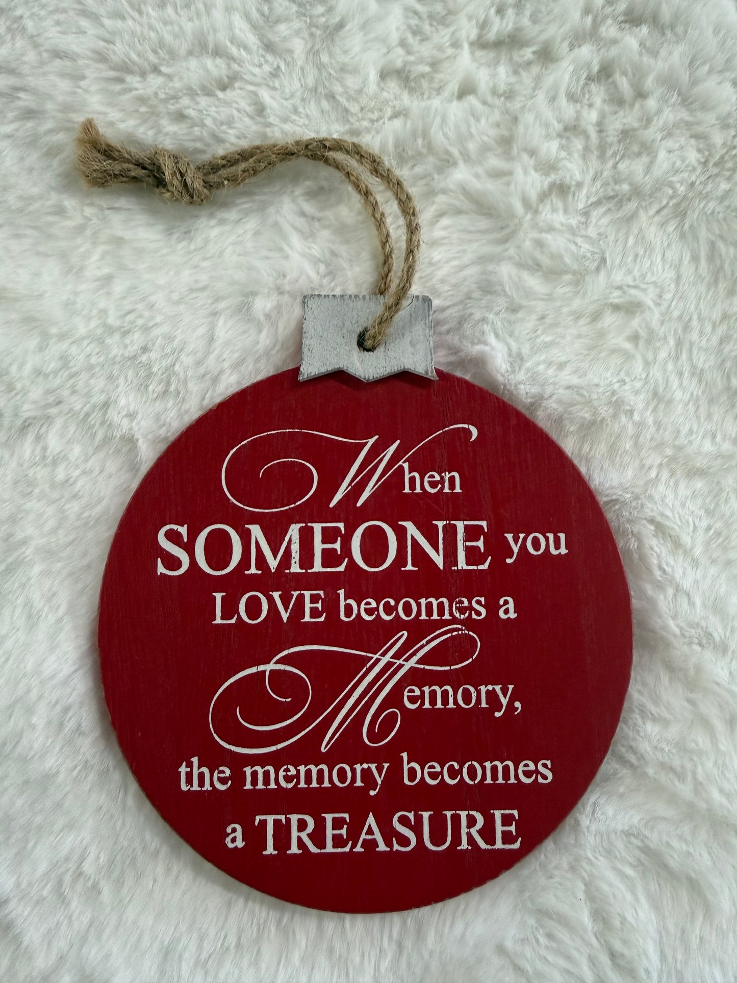 Memory Becomes a Treasure Ornament