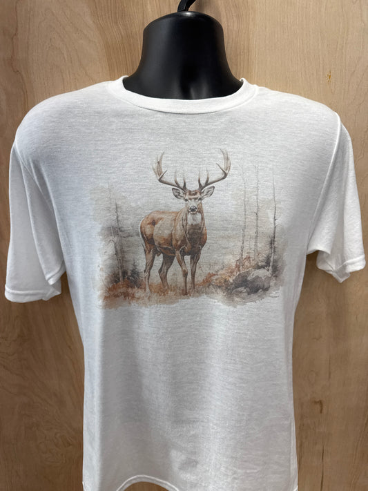 Watercolor Deer Tee