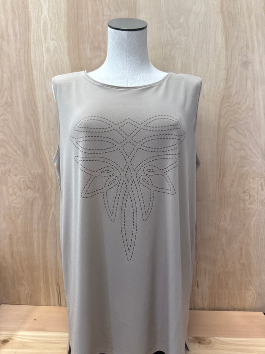 Rounded Boot Stitch Tank