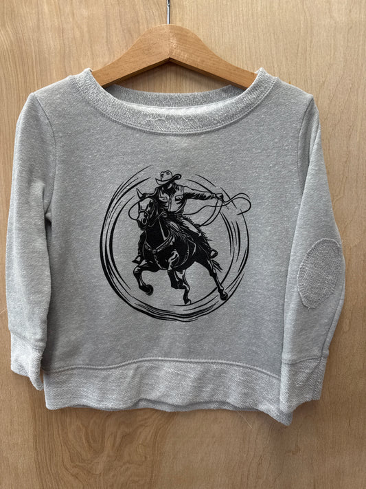 Cowboy Circle Toddler Crewneck