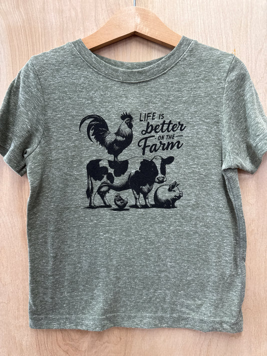 Life is Better On The Farm Youth Tee