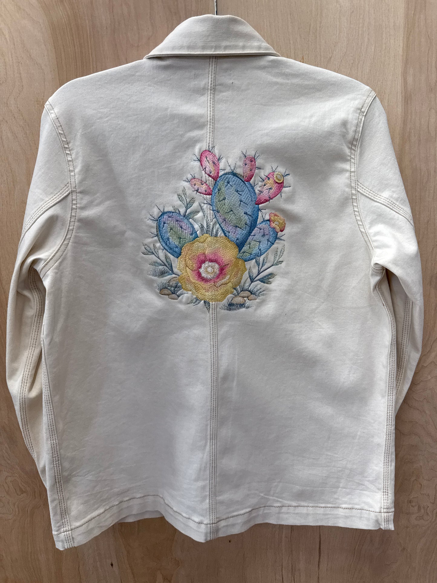 Embroidered Floral Cactus Jacket