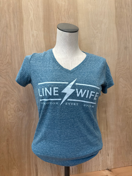 Line Wife Through Storm V-Neck Tee