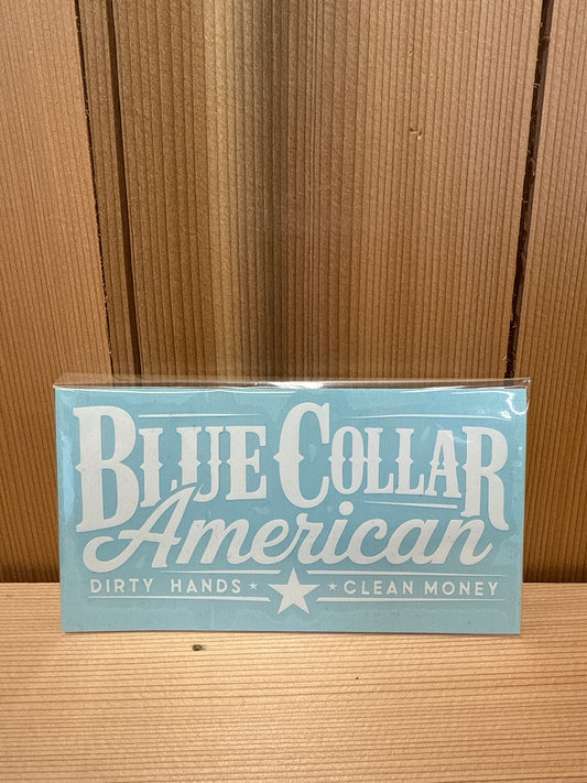 Blue Collar Decal