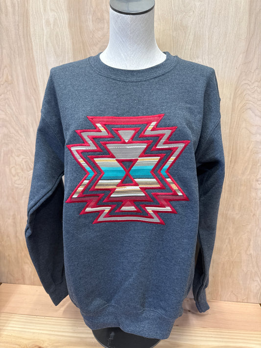 Aztec Red Crewneck