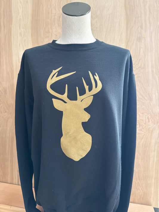 Shimmer Buck Crewneck