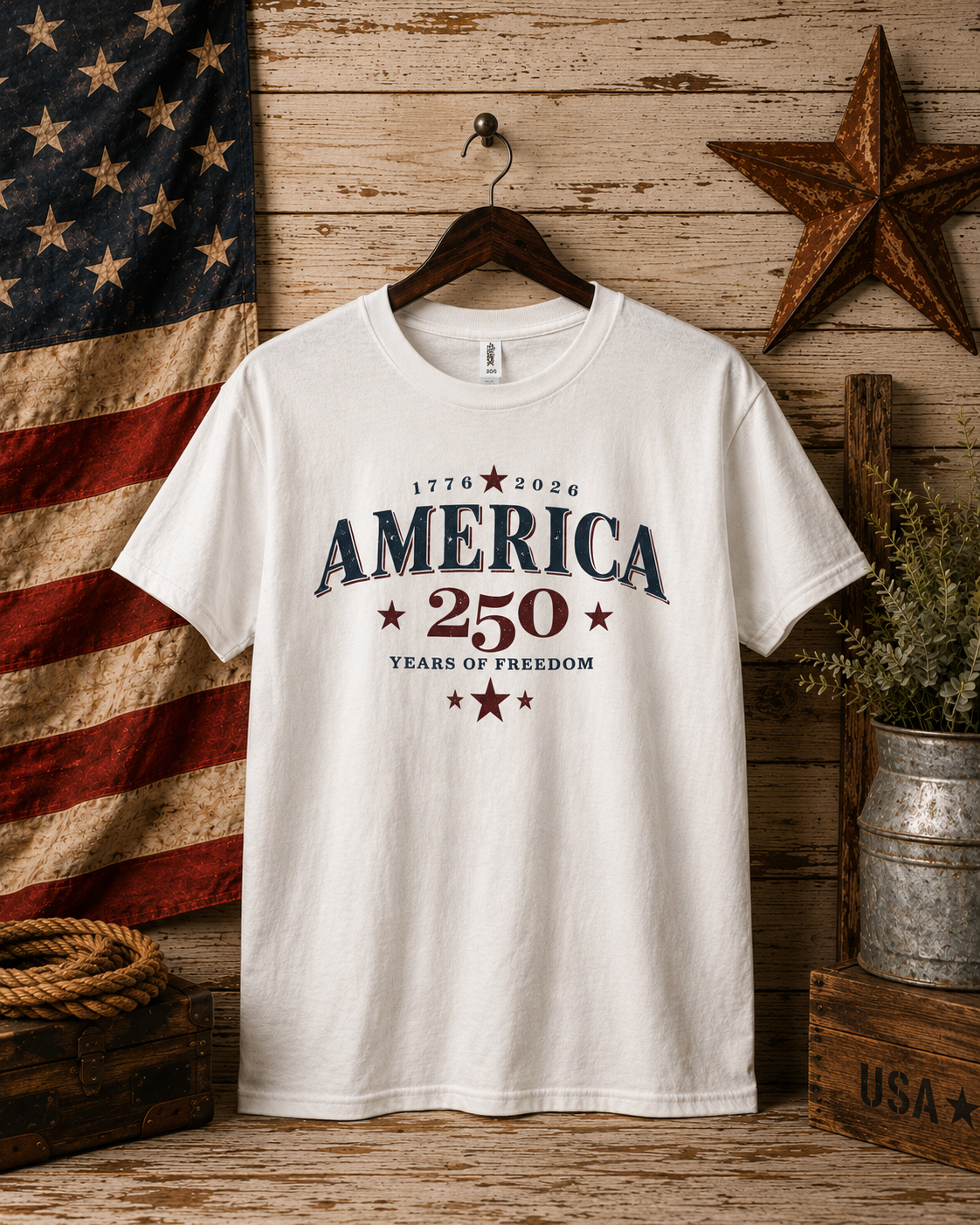 America 250 Years Adult Tee