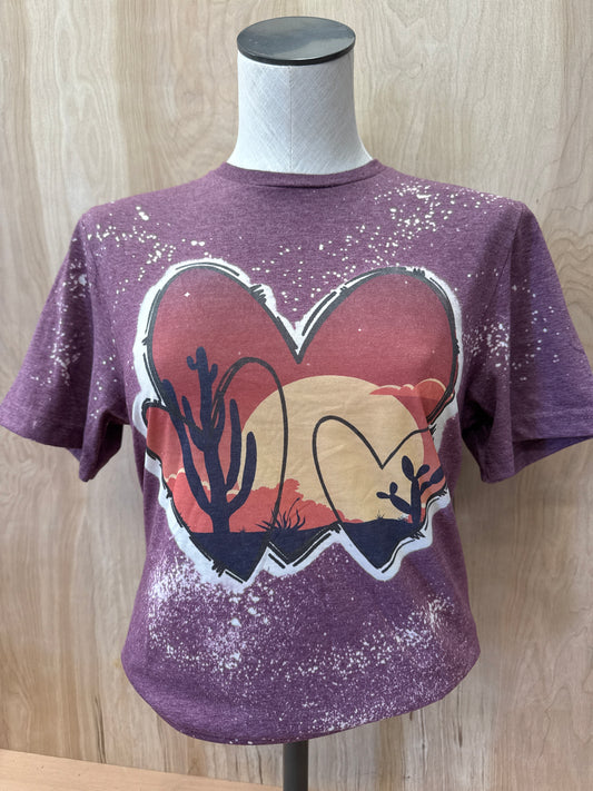 Sunset Heart Tee