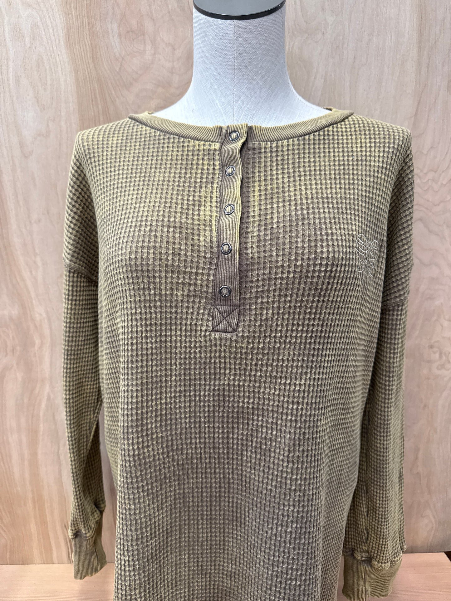 Boot Stitch Waffle Henley