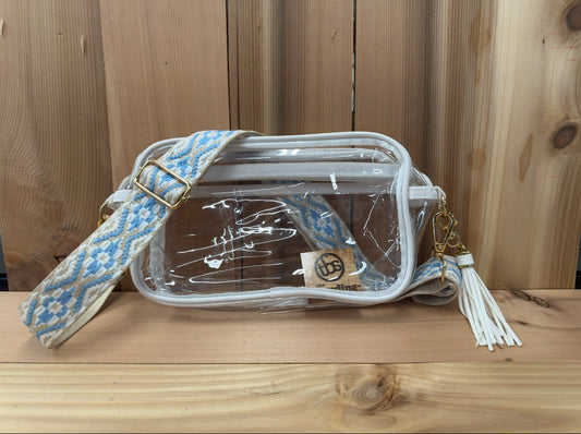 Guitar Strap Clear Crossbody