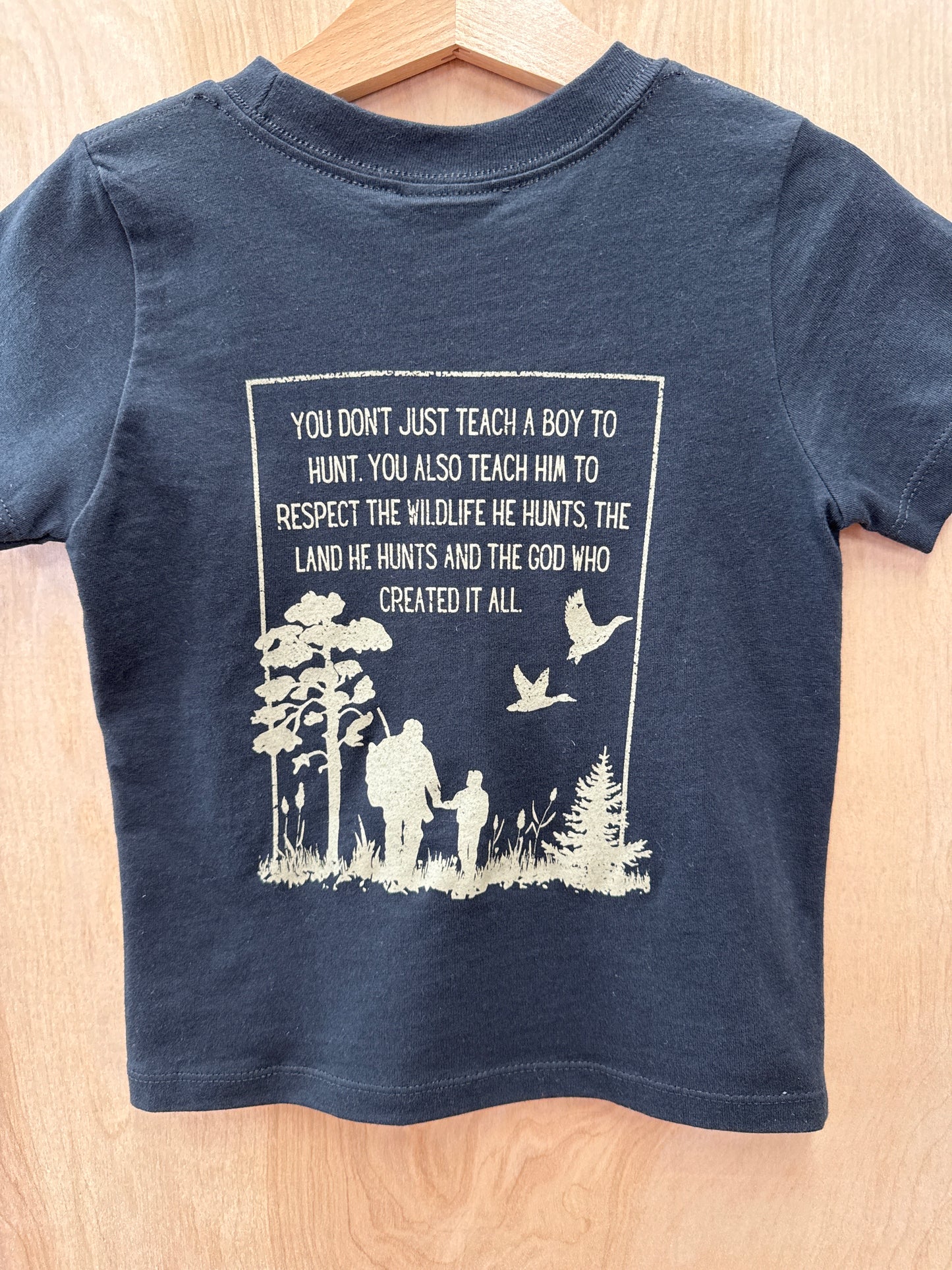 Teach A Boy To Hunt Youth Tee