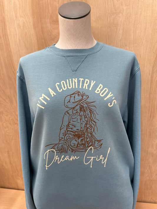 Country Boy's Dream Crewneck