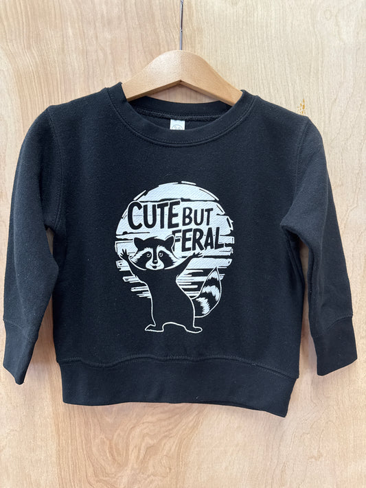 Cute But Feral Toddler Crewneck