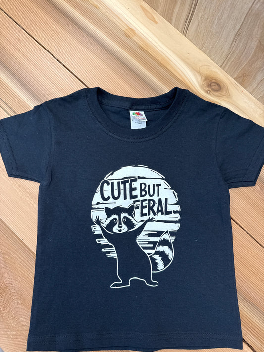 Cute But Feral Children's Tee