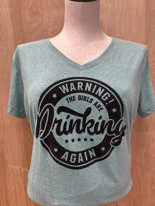 Girls Are Drinking V-Neck