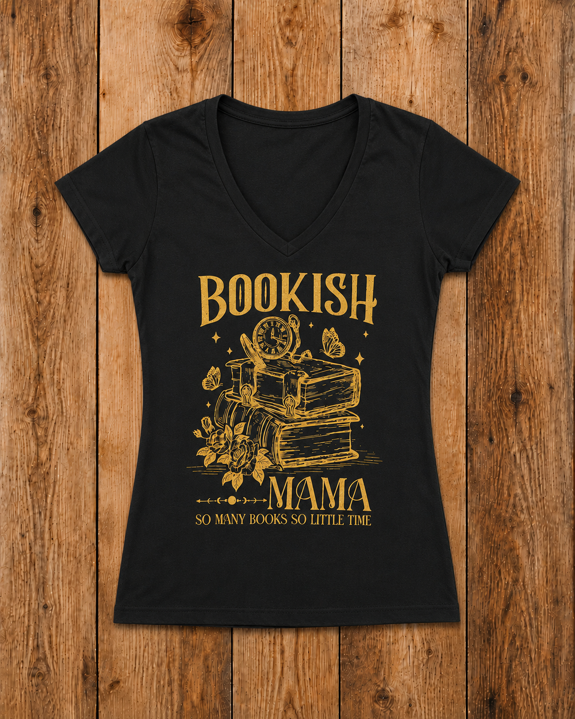 Bookish Mama V-Neck