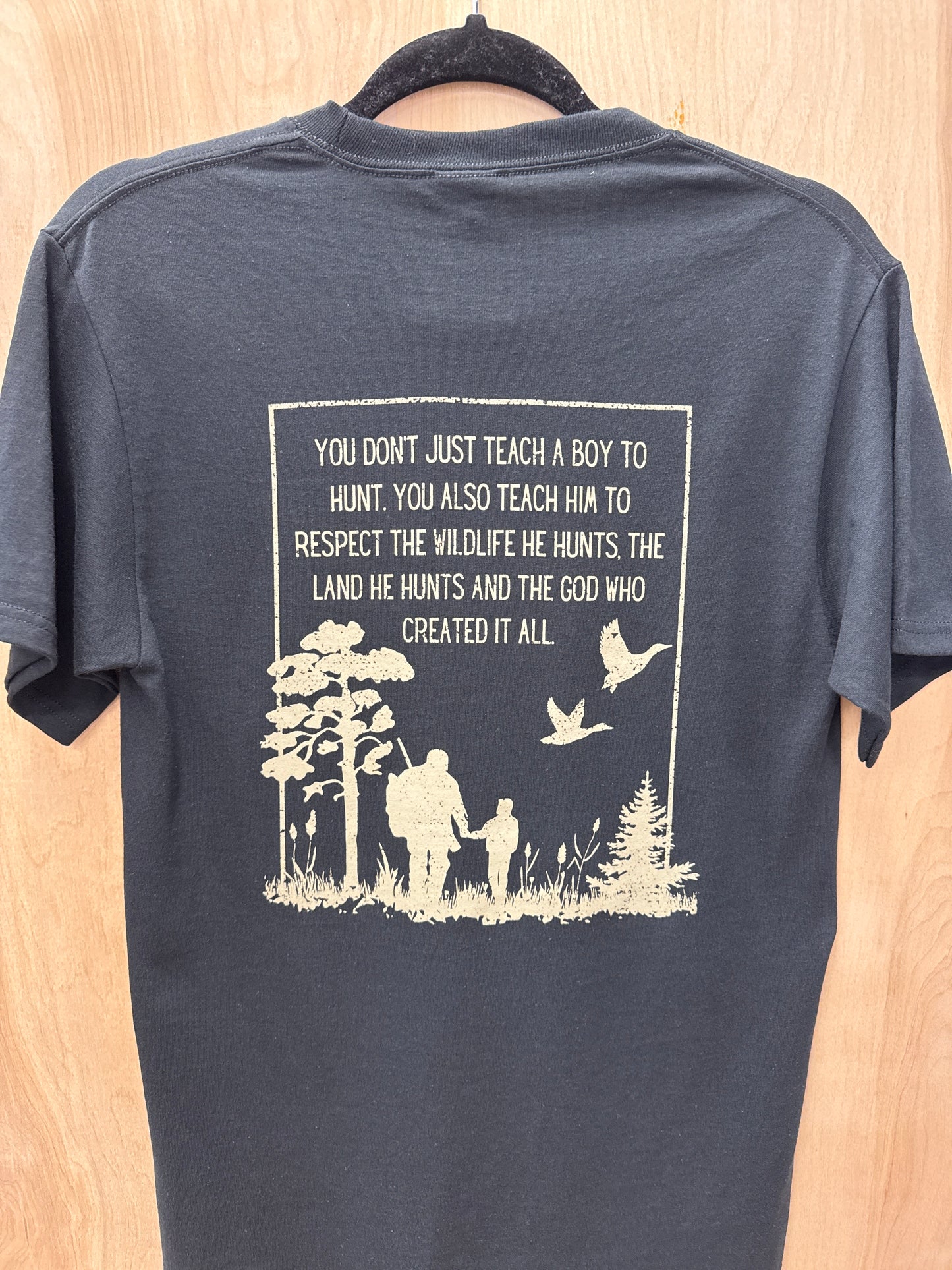 Teach A Boy To Hunt Tee