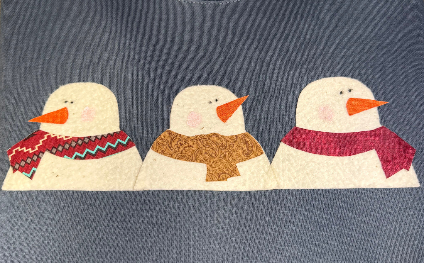 Applique Snowman