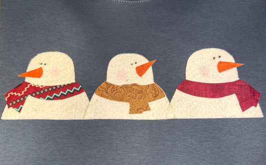 Applique Snowman
