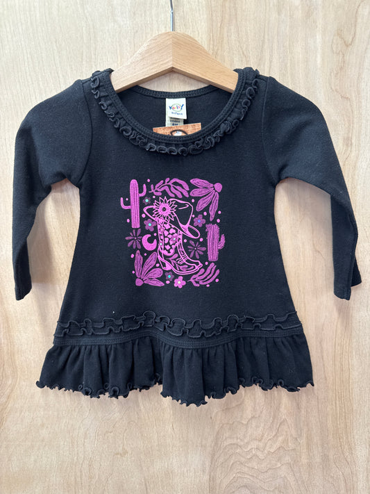 Cowgirl Boots Square Infant Dress