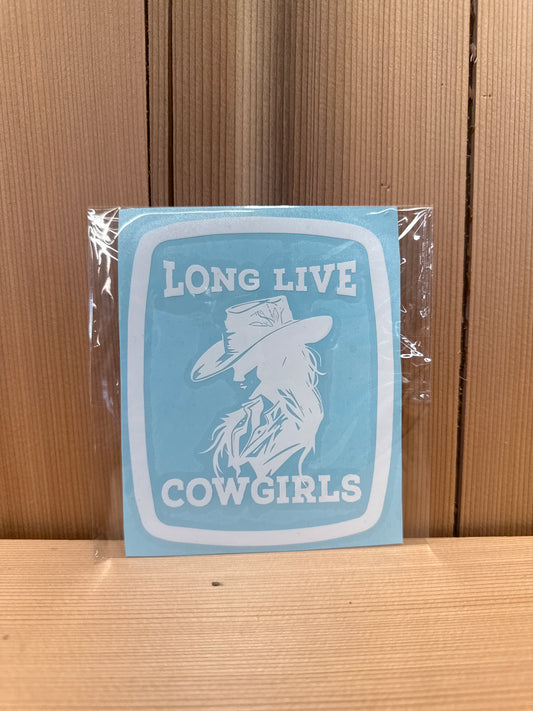 Long Live Cowgirls Decal