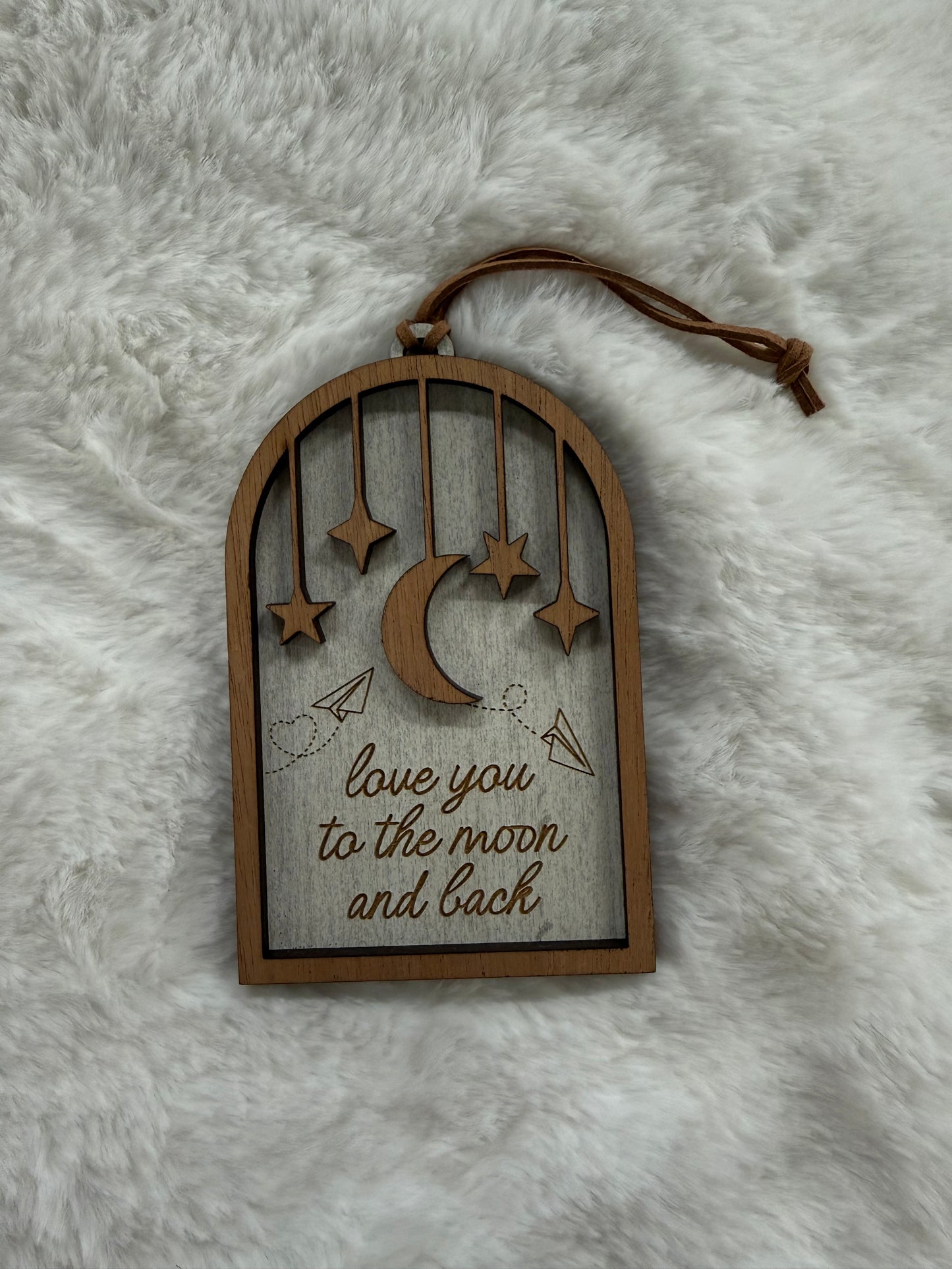 Love You To The Moon and Back Ornament