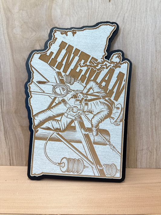 Washington Lineman Sign