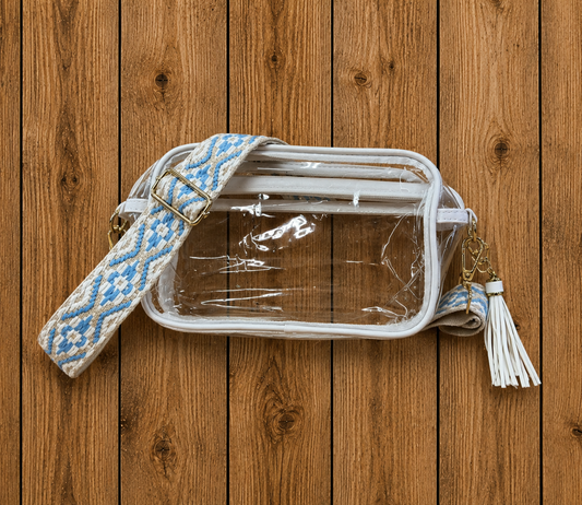 Guitar Strap Clear Crossbody