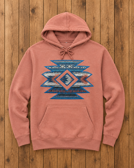 Aztec Wool Hoodie
