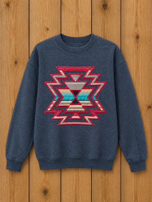 Aztec Red Crewneck
