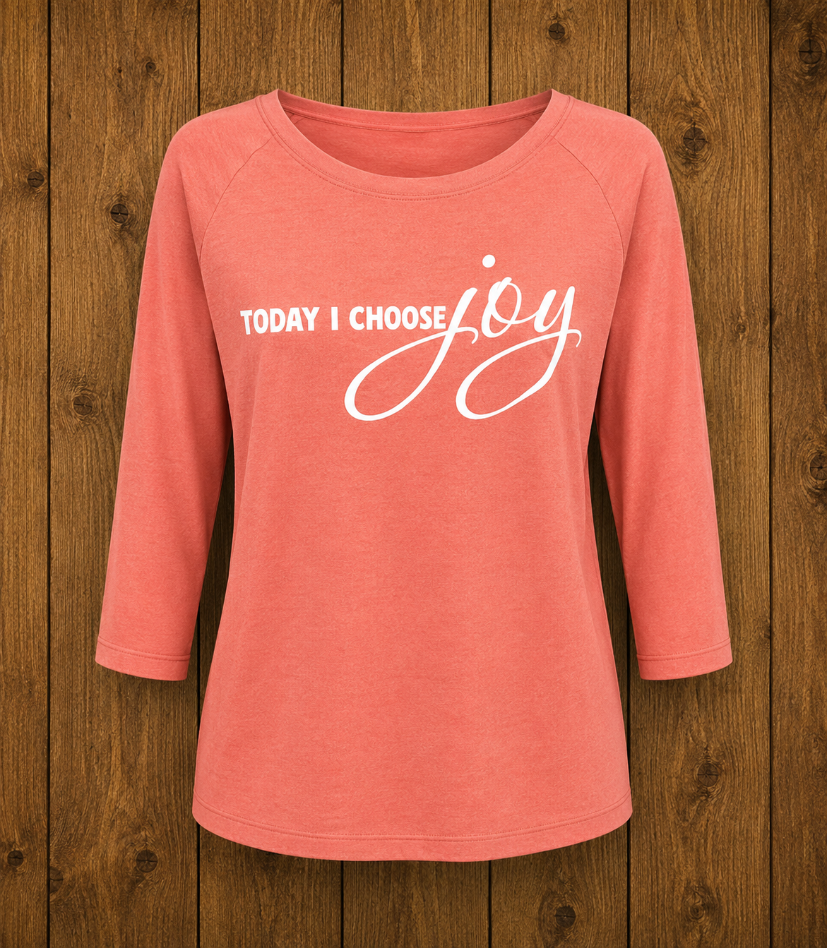 Today I Choose Joy 3/4 Sleeve Tee