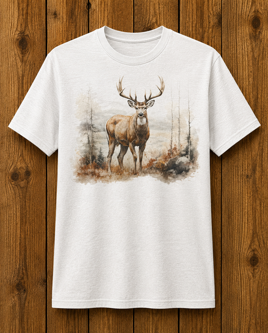 Watercolor Deer Tee