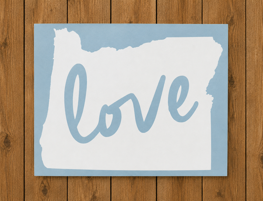 Oregon Love Decal