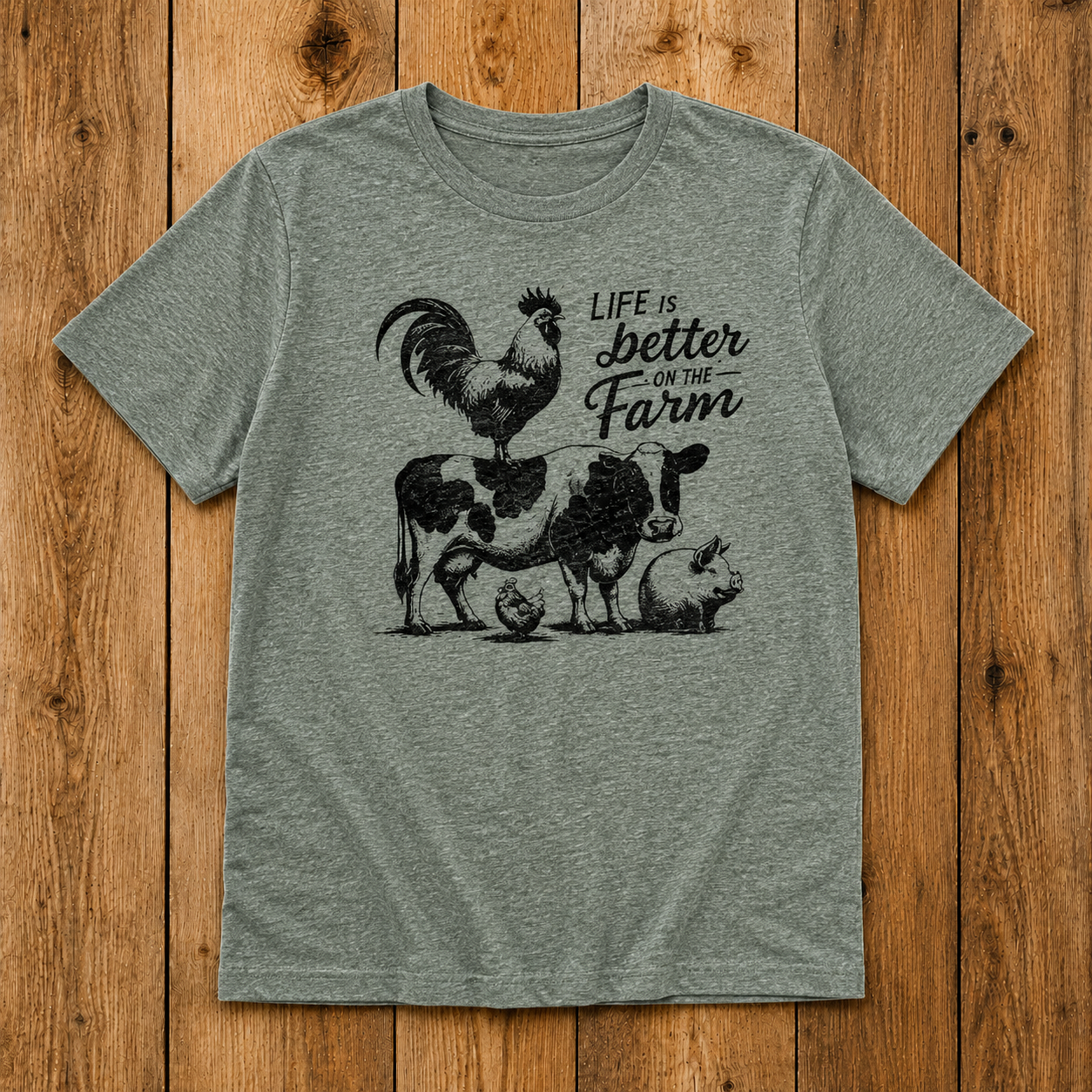 Life is Better On The Farm Youth Tee