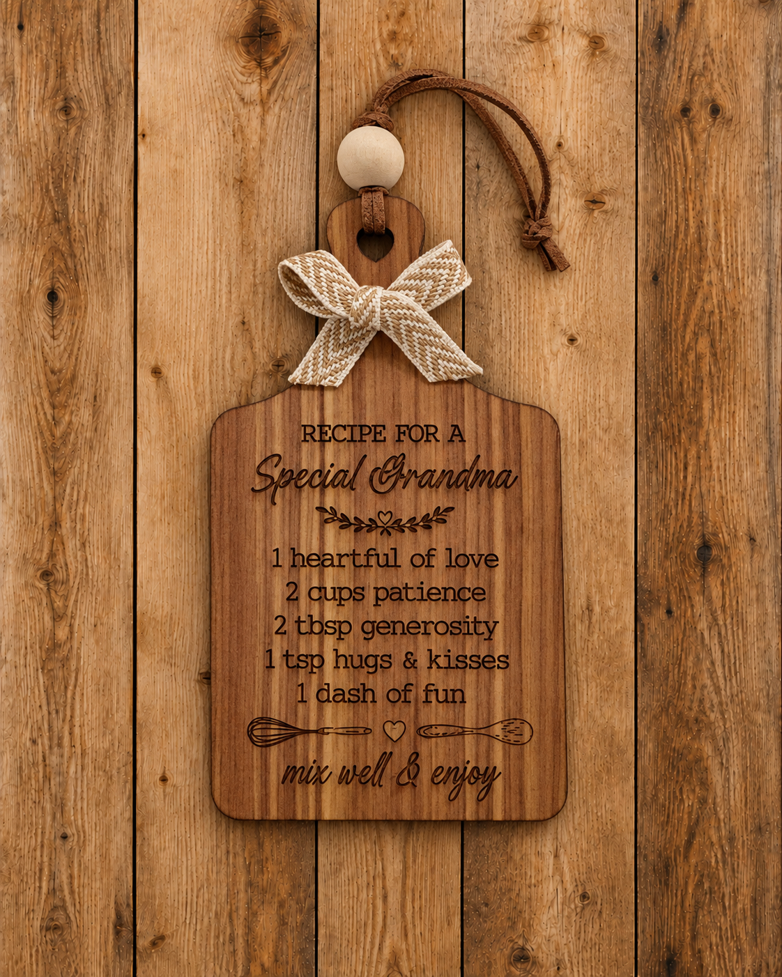 Recipe For A Special Grandma Ornament