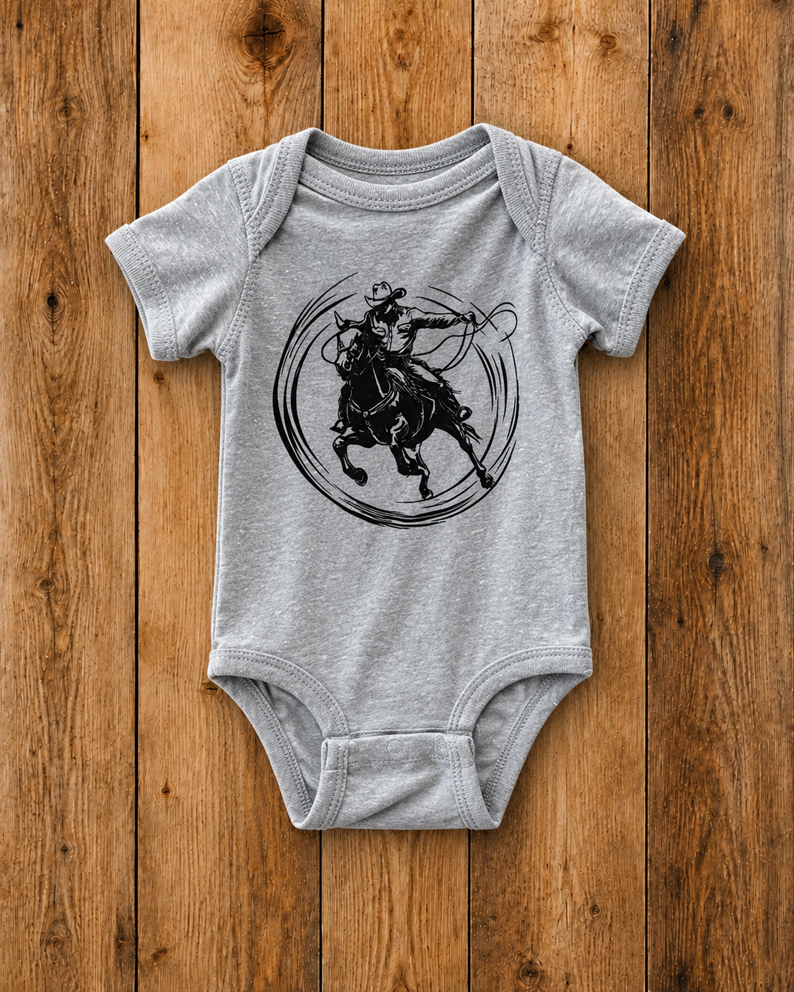 Cowboy Circle Romper