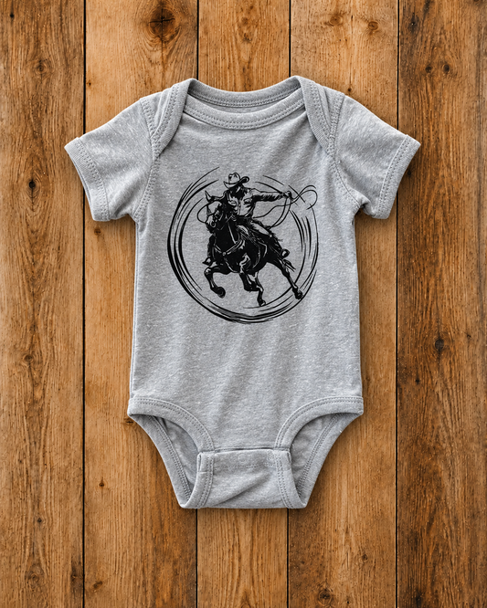 Cowboy Circle Romper