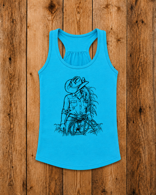 Cowgirl Girls Tank