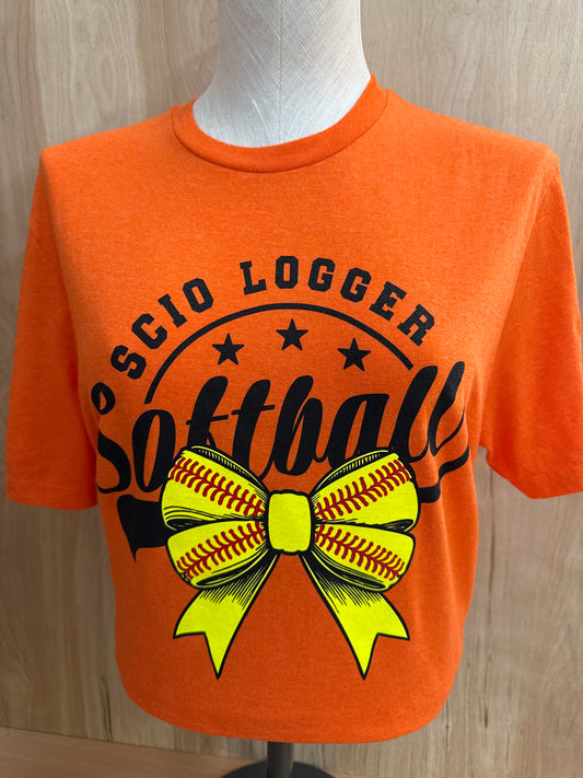 Scio Softball Bow Tee