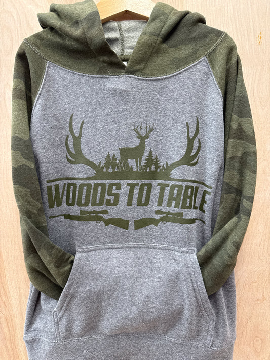 Woods To Table Youth Hoodie