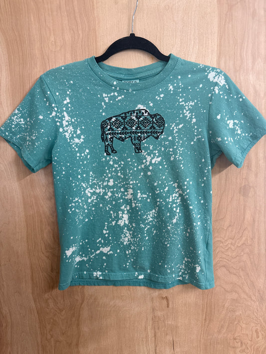 Tribal Buffalo Youth Bleached Tee