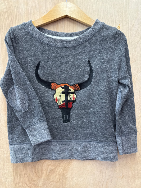 Longhorn Scene Toddler Crewneck