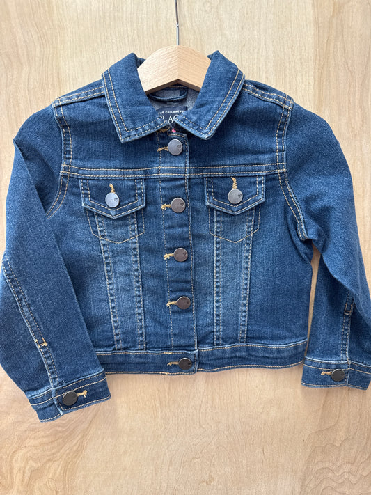 Embroidered Cactus Denim Jacket Toddler