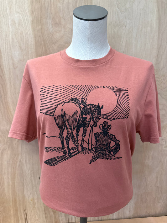 Cowboy Sunset Tee