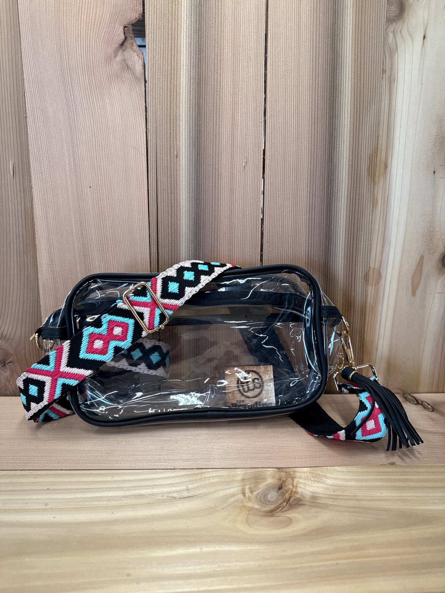 Guitar Strap Clear Crossbody