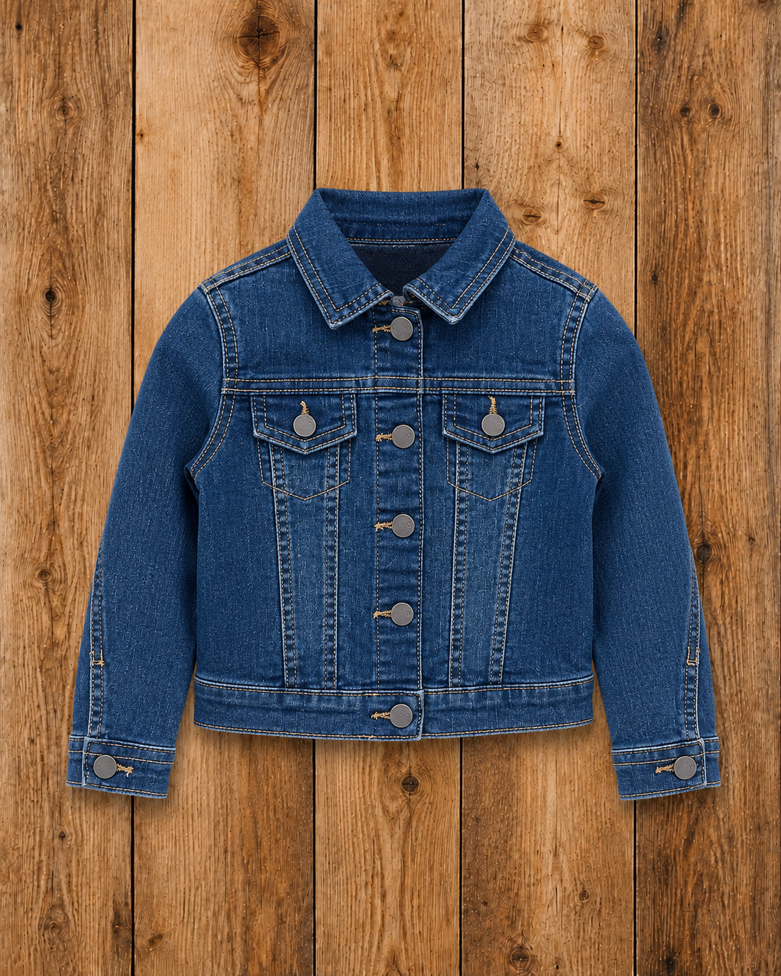 Embroidered Cactus Denim Jacket Toddler