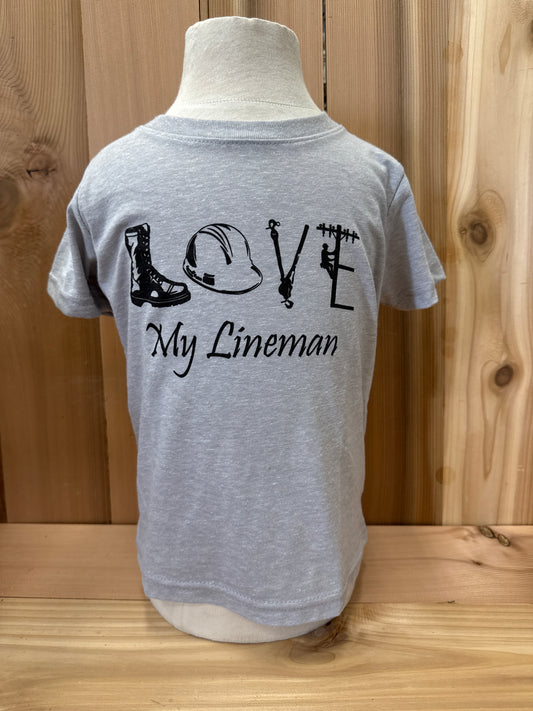 Love My Lineman Toddler Tee