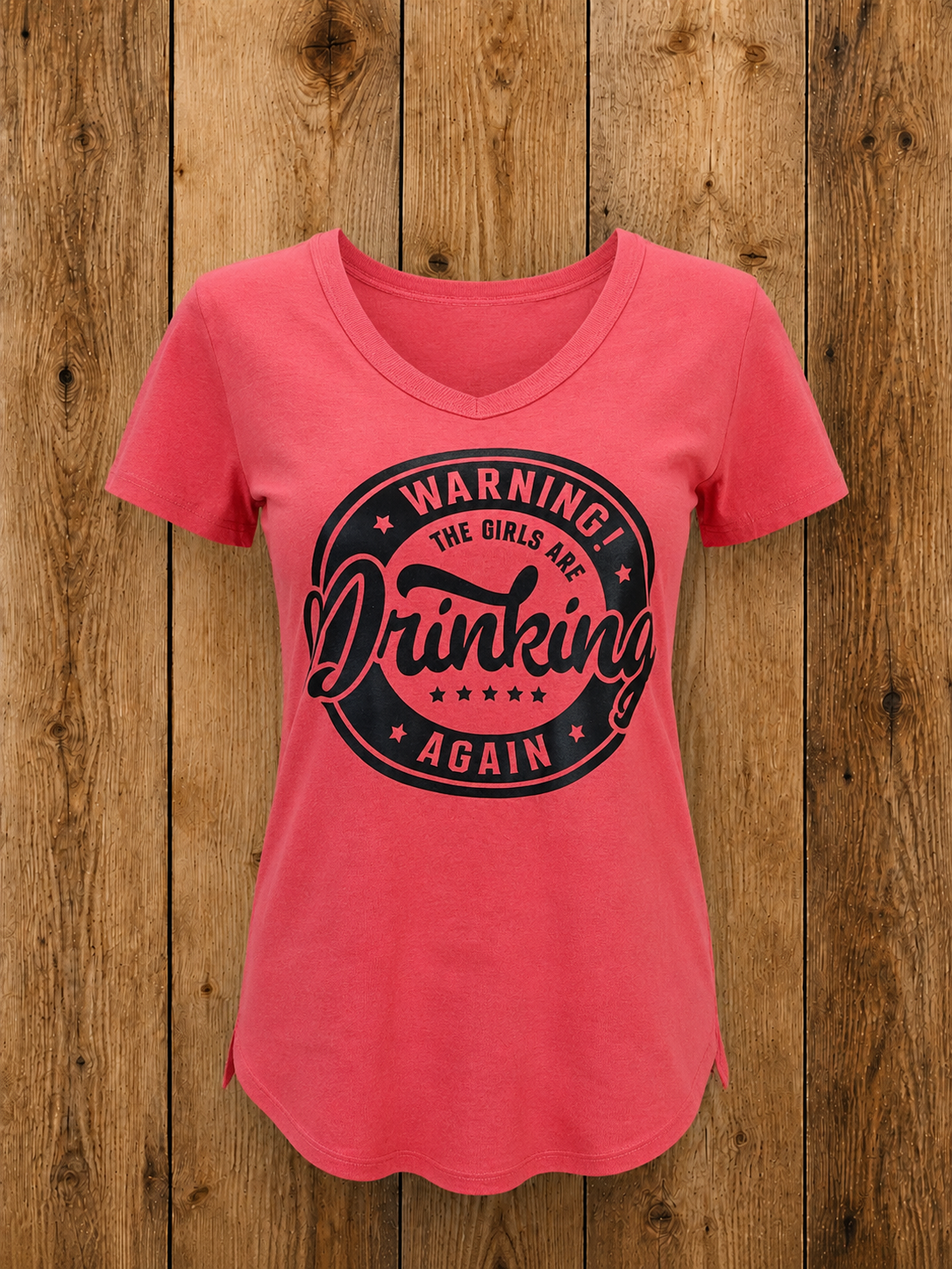 Girls Are Drinking V-Neck Tee
