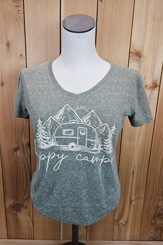 Happy Camper V-Neck Tee
